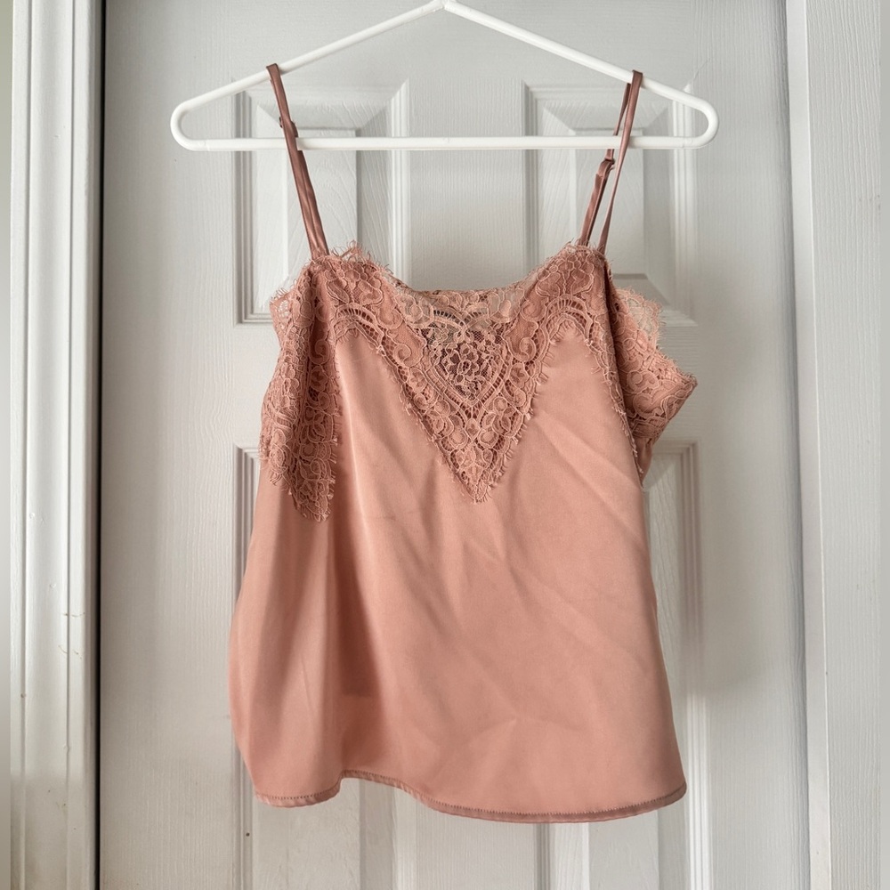 Forever 21 Blush Lace Cami Top